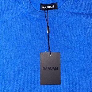 NAADAM 100% Cashmere Sweater- Cobolt Blue (men’s or women’s)